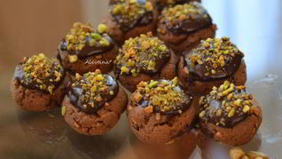 Рецепт Печенье шоколадное с фисташками