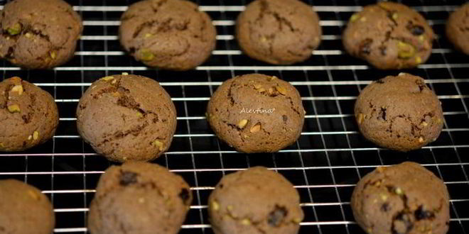 Рецепт печенье шоколадное с фисташками