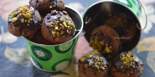 Рецепт печенье шоколадное с фисташками