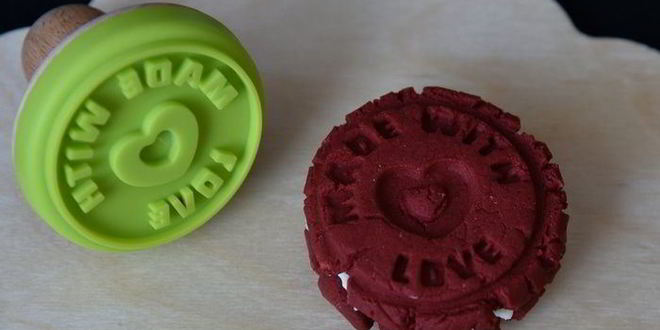 Рецепт печенье-сэндвич красный бархат