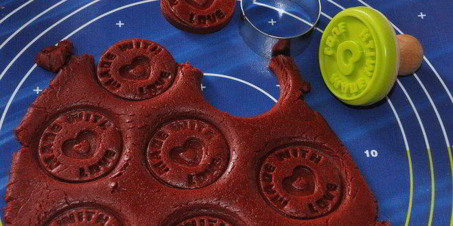 Рецепт печенье-сэндвич красный бархат