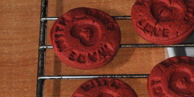 Рецепт печенье-сэндвич красный бархат