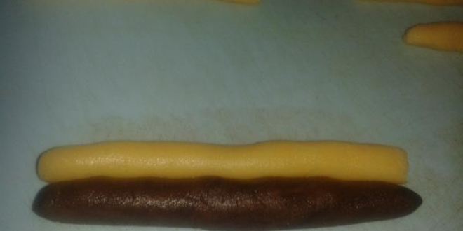 Рецепт песочное печенье посох деда мороза