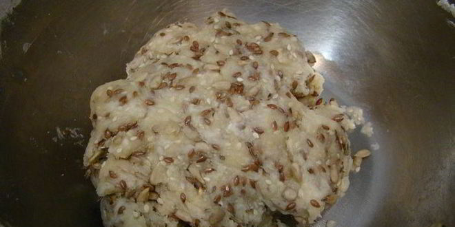 Рецепт постное соленое злаковое печенье