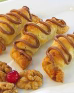 Рогалики с орехами