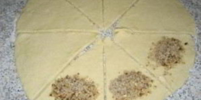 Рецепт рогалики с орехами