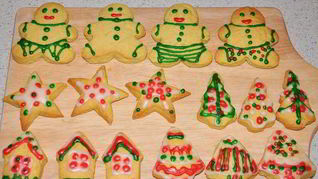 Рецепт Рождественское имбирное печенье
