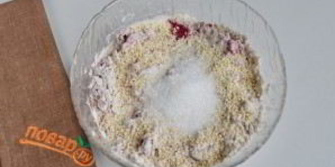 Рецепт свекольно-кунжутное печенье