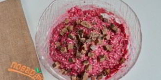 Рецепт свекольно-кунжутное печенье