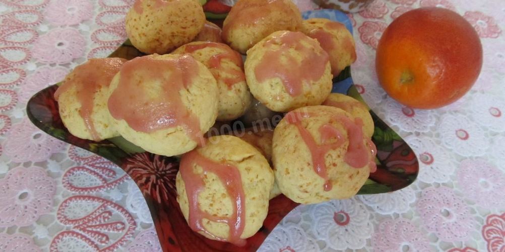 Как приготовить творожно апельсиновое печенье с глазурью