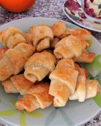 Творожно-апельсиновые рогалики