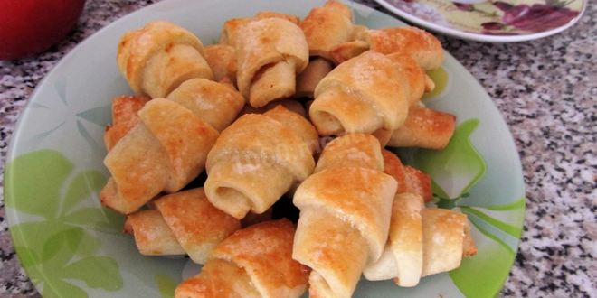 Рецепт творожно-апельсиновые рогалики
