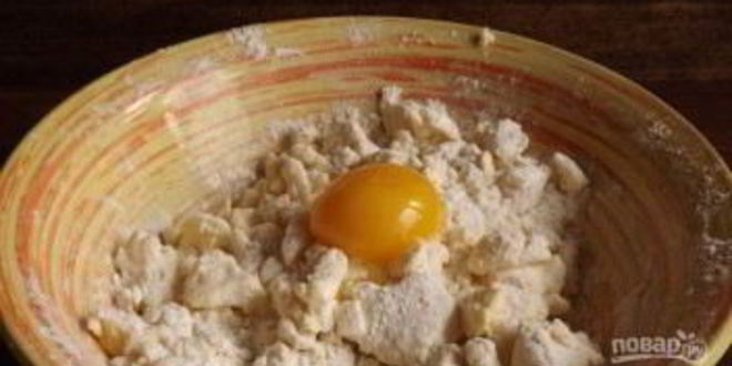 Рецепт творожные рогалики с повидлом