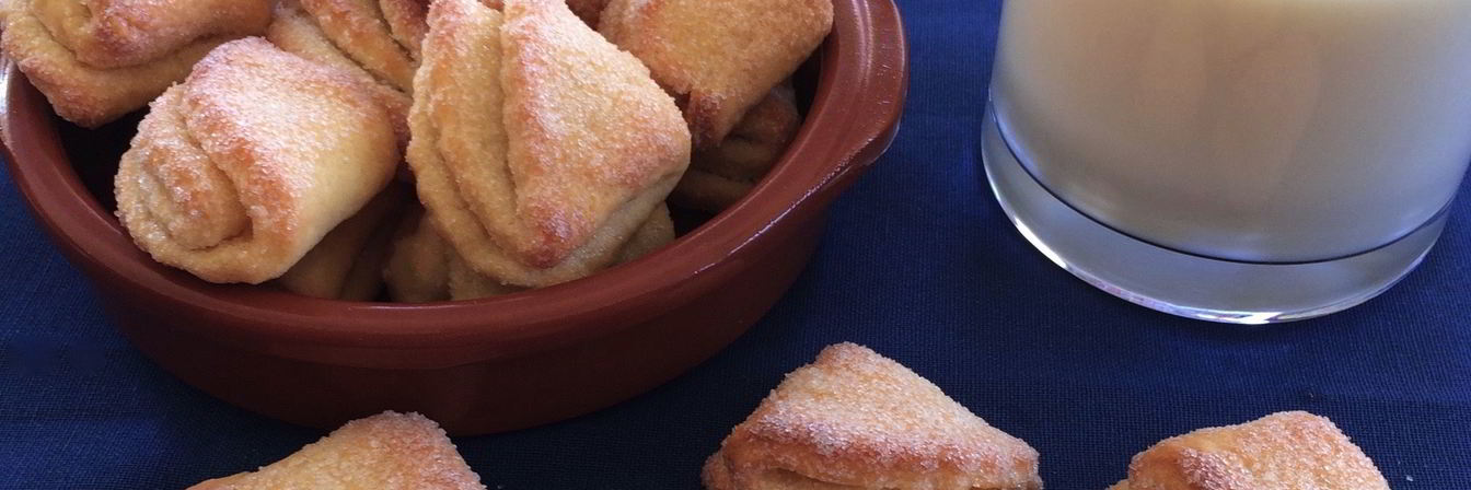 Рецепт Творожные ушки печенье