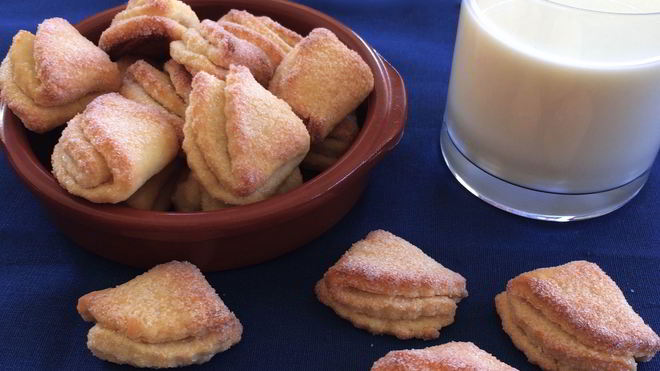 Рецепт Творожные ушки печенье