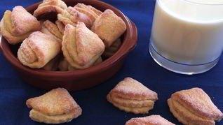 Рецепт Творожные ушки печенье