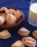 Творожные ушки печенье