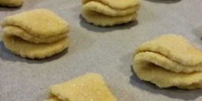 Рецепт творожные ушки печенье