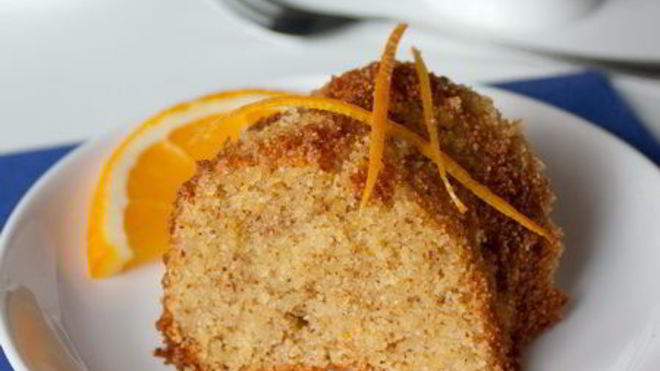 Рецепт Апельсиновый пирог на кукурузной муке