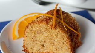 Рецепт Апельсиновый пирог на кукурузной муке