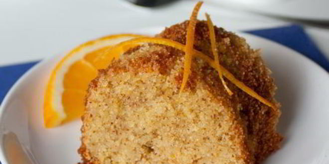 Рецепт апельсиновый пирог на кукурузной муке