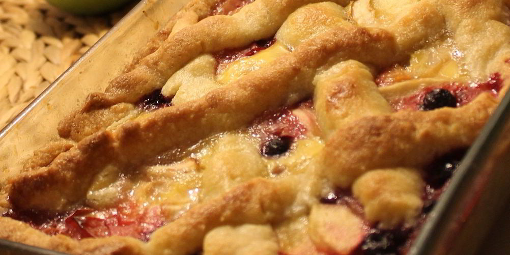 Рецепт пирог из лаваша с яблоками