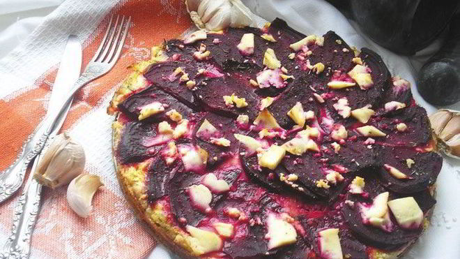 Рецепт Греческий пирог Падзаропита с фетой и свеклой