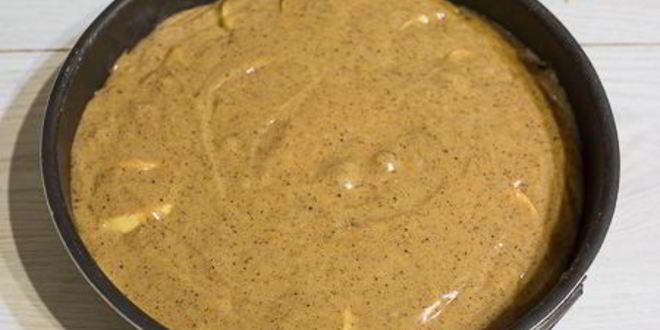 Рецепт имбирный пирог-перевертыш с яблоками