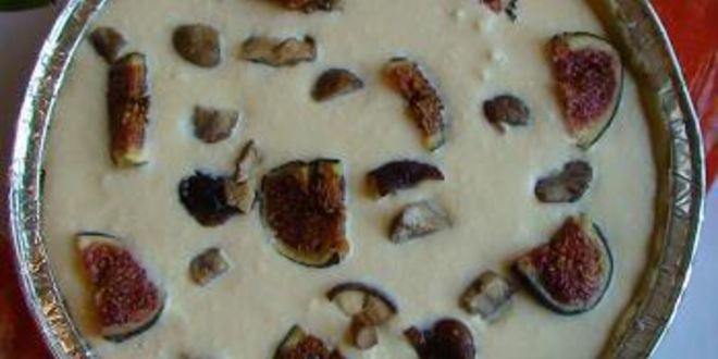 Рецепт инжирный киш с каштанами под сыром джюгас