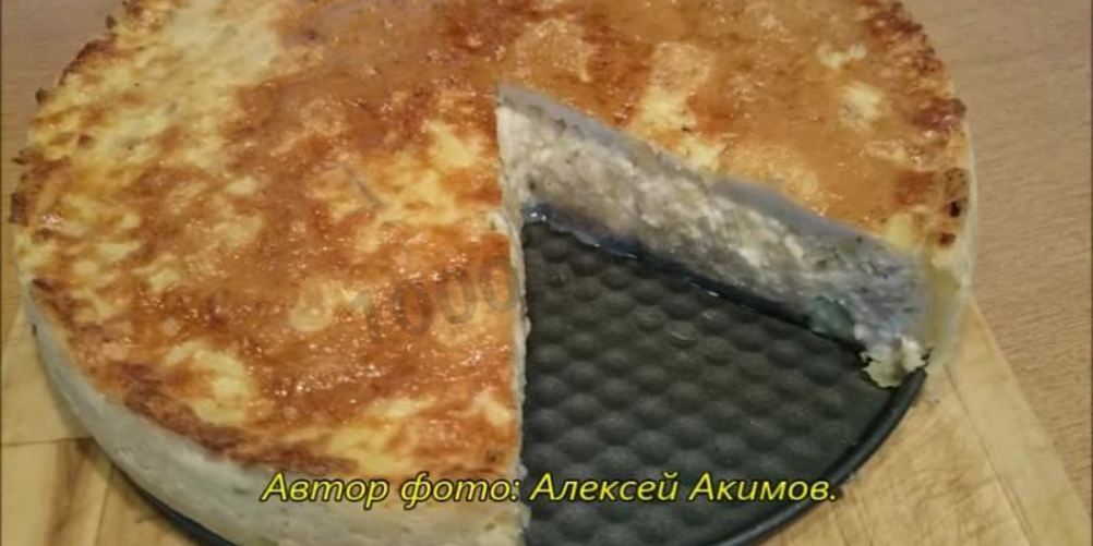 Рецепт заливной пирог с сыром в мультиварке