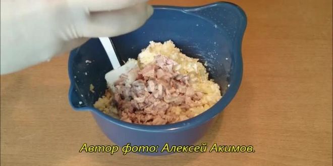 Рецепт картофельный пирог с курицей и сыром