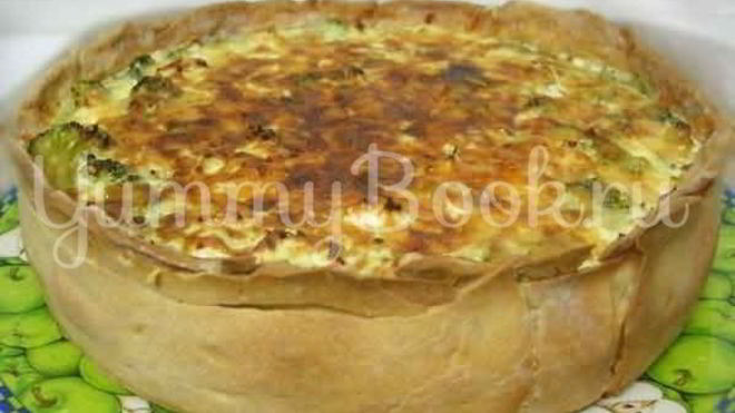Рецепт Киш с брокколи и куриной грудкой
