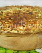 Киш с брокколи и куриной грудкой