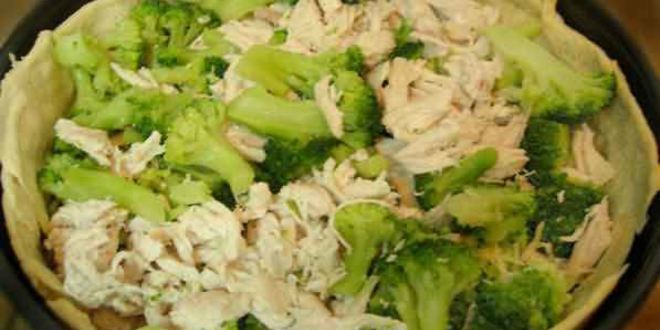 Рецепт киш с брокколи и куриной грудкой