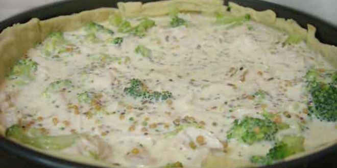 Рецепт киш с брокколи и куриной грудкой