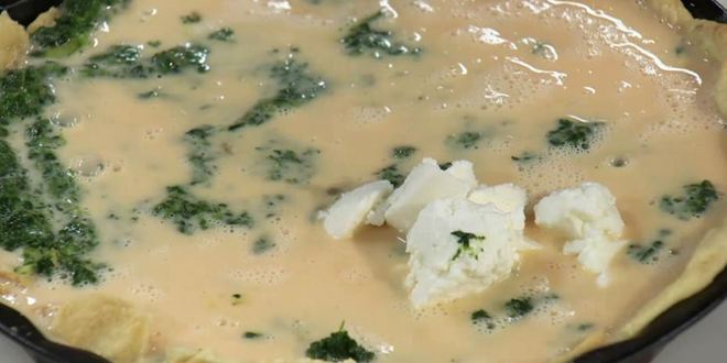 Рецепт киш со шпинатом