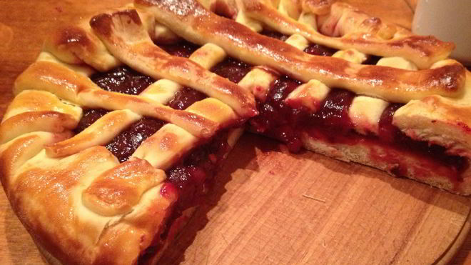 Рецепт Клюквенный пирог