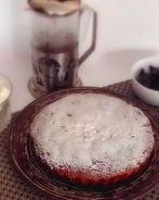 Кофейный пирог с черносливом