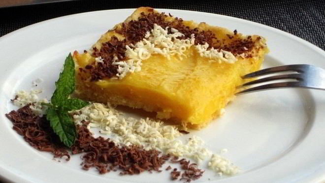 Рецепт Кокосовый пирог с апельсиновым кремом