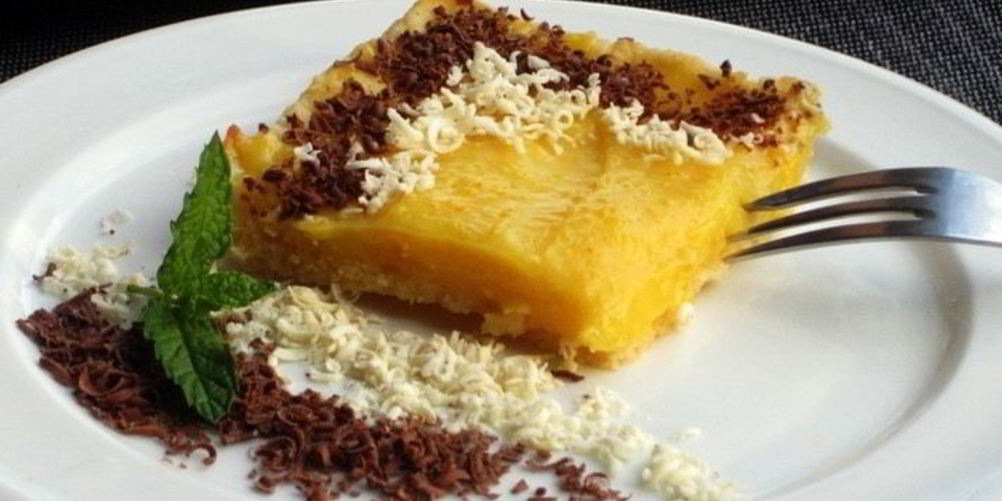 Как приготовить кокосовый пирог с апельсиновым кремом