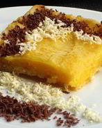 Кокосовый пирог с апельсиновым кремом