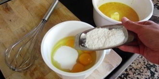 Рецепт кокосовый пирог с апельсиновым кремом