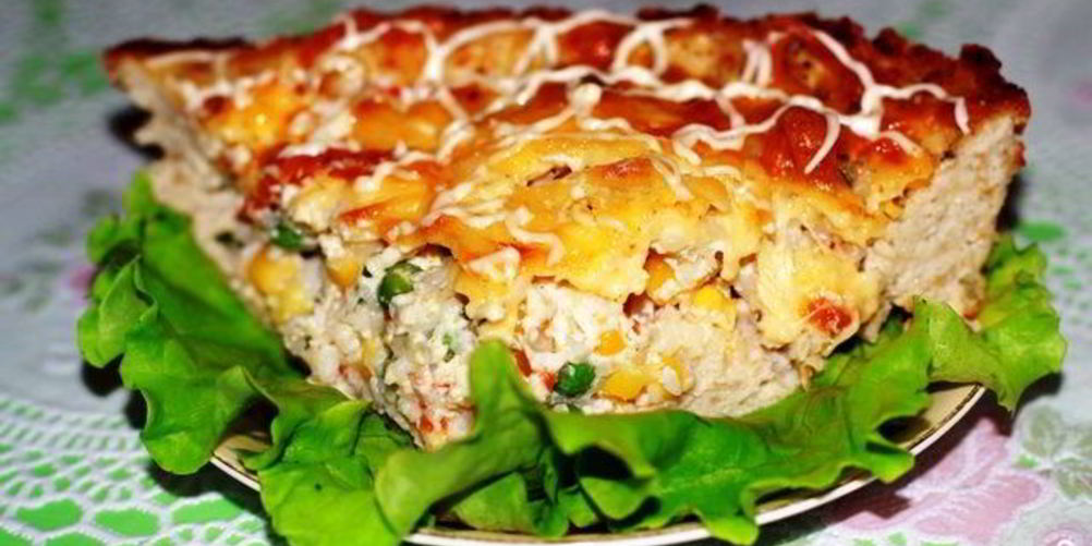 Как приготовить куриный пирог с гавайской смесью