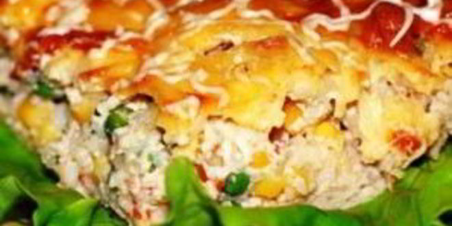 Рецепт куриный пирог с гавайской смесью