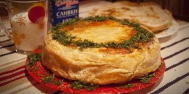 Рецепт курника с картошкого