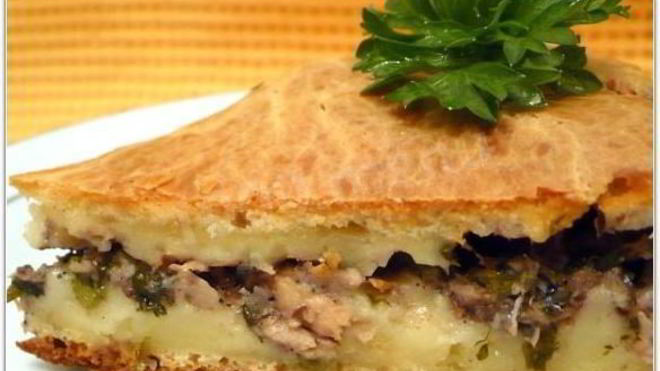 Рецепт Ленивый пирог с любой начинкой для ленивых