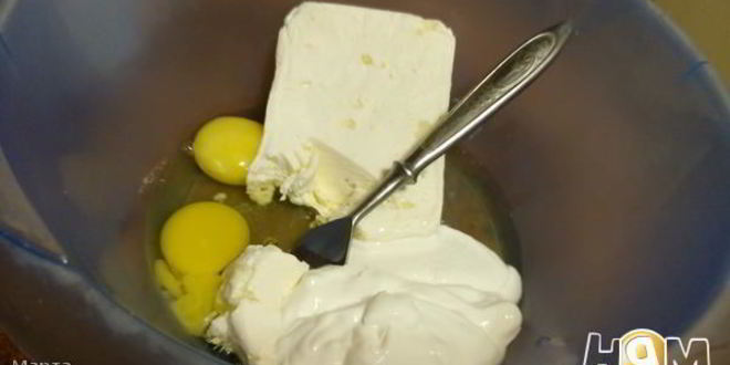 Рецепт лимонно-творожный пирог