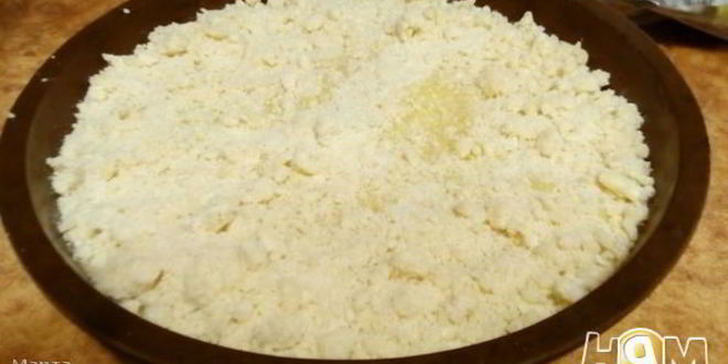 Рецепт лимонно-творожный пирог