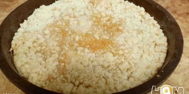 Рецепт лимонно-творожный пирог