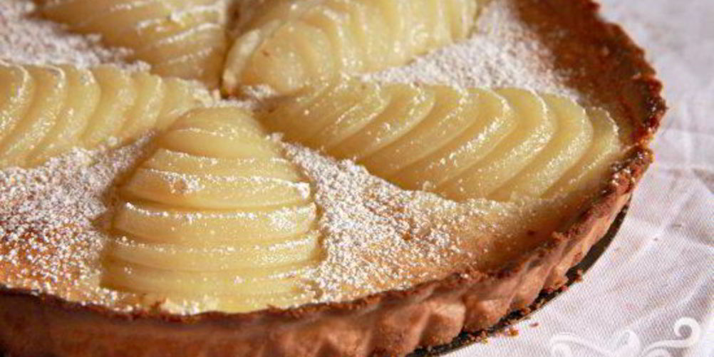 Рецепт слоеный пирог с грушами